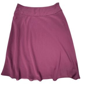 Pendleton Women's A-Line Midi Skirt Size 8 Reddish Purple Casual Lined